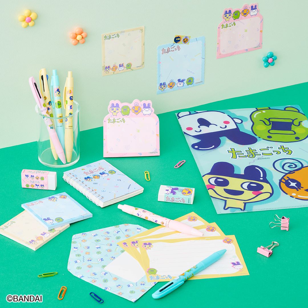 「たまごっち×ダイソー」コラボ商品が発売！パステルカラーが可愛いステーショナリーなどが登場