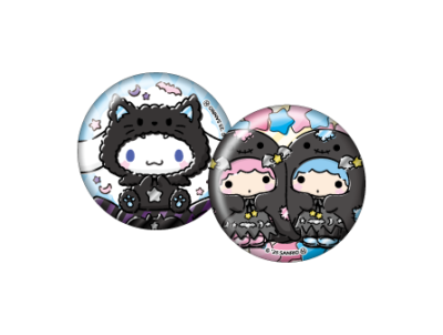 「Sanrio characters Halloween 2025」缶バッジSET賞