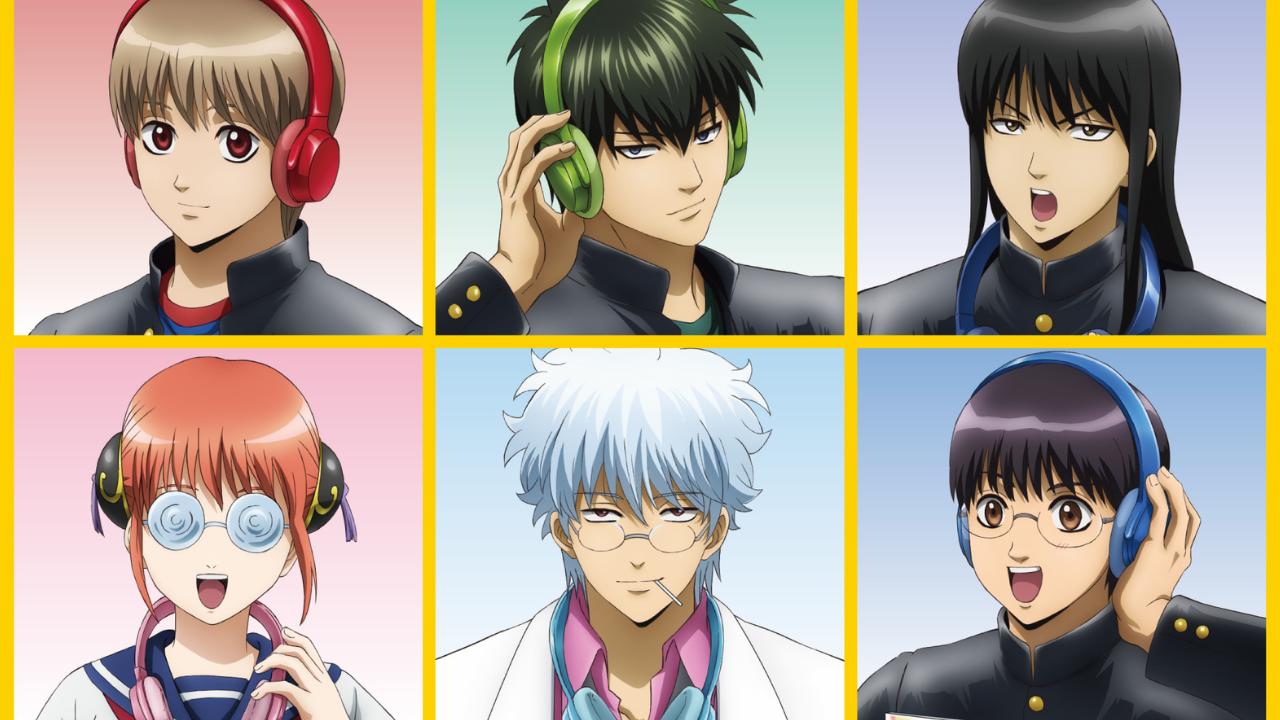 「3年Z組銀八先生×タワーレコード」2025年11月にポップアップショップ開催！銀八先生や生徒たちがヘッドフォンをつけた姿で登場
