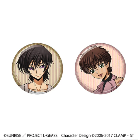 「コードギアス 反逆のルルーシュ×ファミリーマート」トレーディング缶バッジ