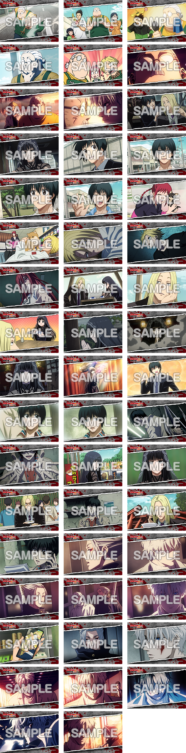 「SAKAMOTO DAYS×ローソン」コラボキャンペーン 場面写ブロマイド
