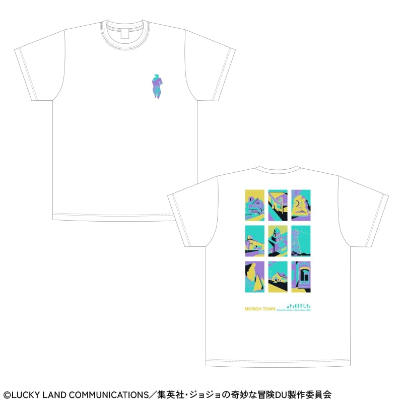 「ジョジョの奇妙な冒険 ダイヤモンドは砕けない×郵便局のネットショップ」「杜王町」ご当地Tシャツ