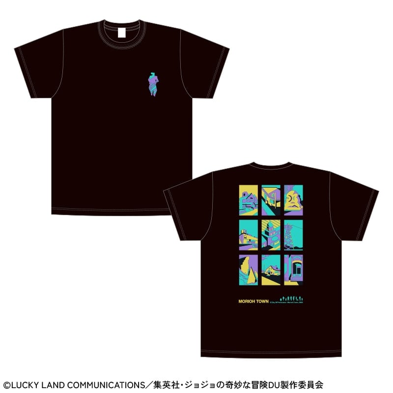 「ジョジョの奇妙な冒険 ダイヤモンドは砕けない×郵便局のネットショップ」「杜王町」ご当地Tシャツ