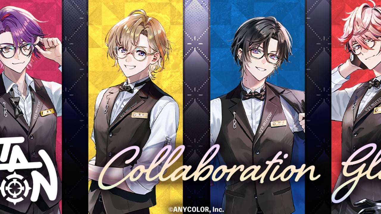 「にじさんじ×執事眼鏡eyemirror」コラボ眼鏡が発売決定！VOLTACTION4名の撮り下ろしビジュアルが登場