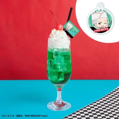 「WIND BREAKER×and GALLERY」梅宮のミントソーダ