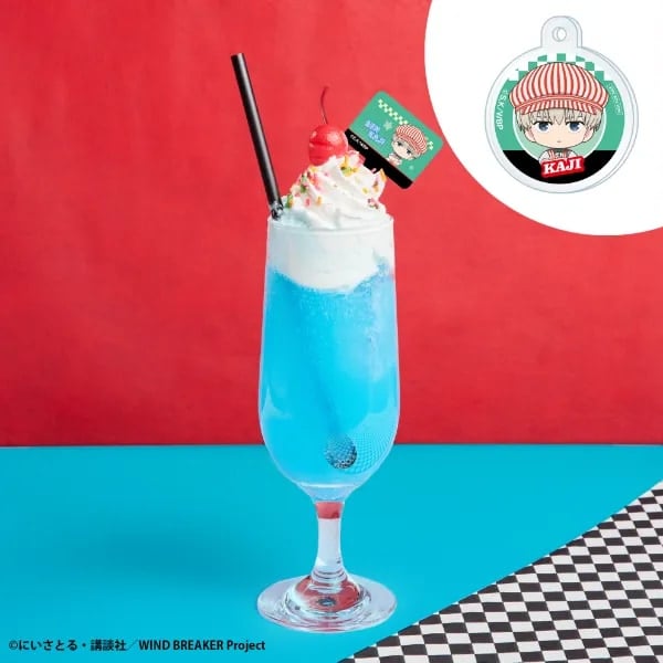 「WIND BREAKER×and GALLERY」梶の乳酸菌ソーダ