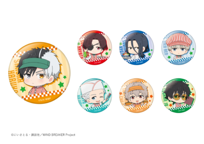 「WIND BREAKER×and GALLERY」トレーディング缶バッジミニキャラver.（