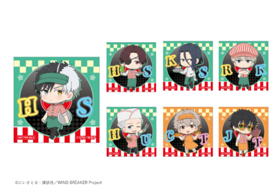 「WIND BREAKER×and GALLERY」ミニステッカー