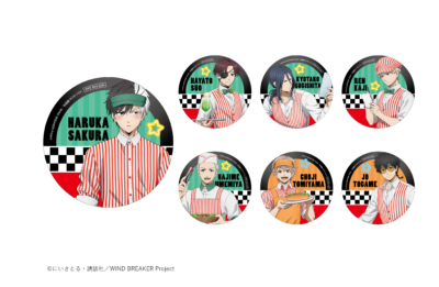 「WIND BREAKER×and GALLERY」ペーパーコースター