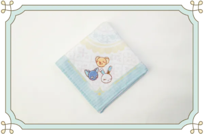 「カードキャプターさくら cafe ～さくらと知世のティーパーティー～」刺繍ミニハンカチ