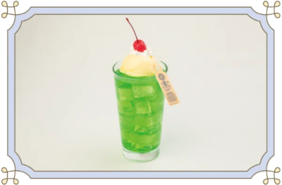 「カードキャプターさくら cafe ～さくらと知世のティーパーティー～」小狼のメロンクリームソーダ