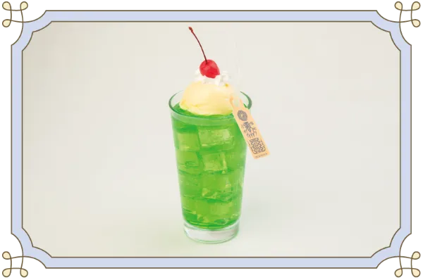 「カードキャプターさくら cafe ~さくらと知世のティーパーティー~」小狼のメロンクリームソーダ