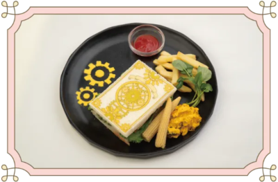 「カードキャプターさくら cafe ～さくらと知世のティーパーティー～」時計の国のアリスサンドイッチ