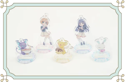 「カードキャプターさくら cafe ～さくらと知世のティーパーティー～」トレーディングアクリルスタンドキーホルダー