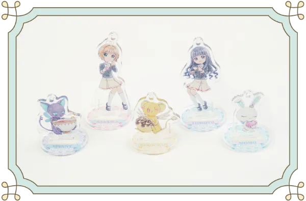 「カードキャプターさくら cafe ~さくらと知世のティーパーティー~」トレーディングアクリルスタンドキーホルダー