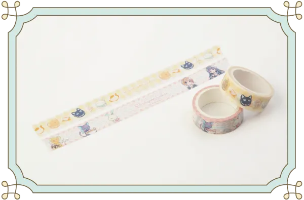 「カードキャプターさくら cafe ~さくらと知世のティーパーティー~」マスキングテープ2個セット