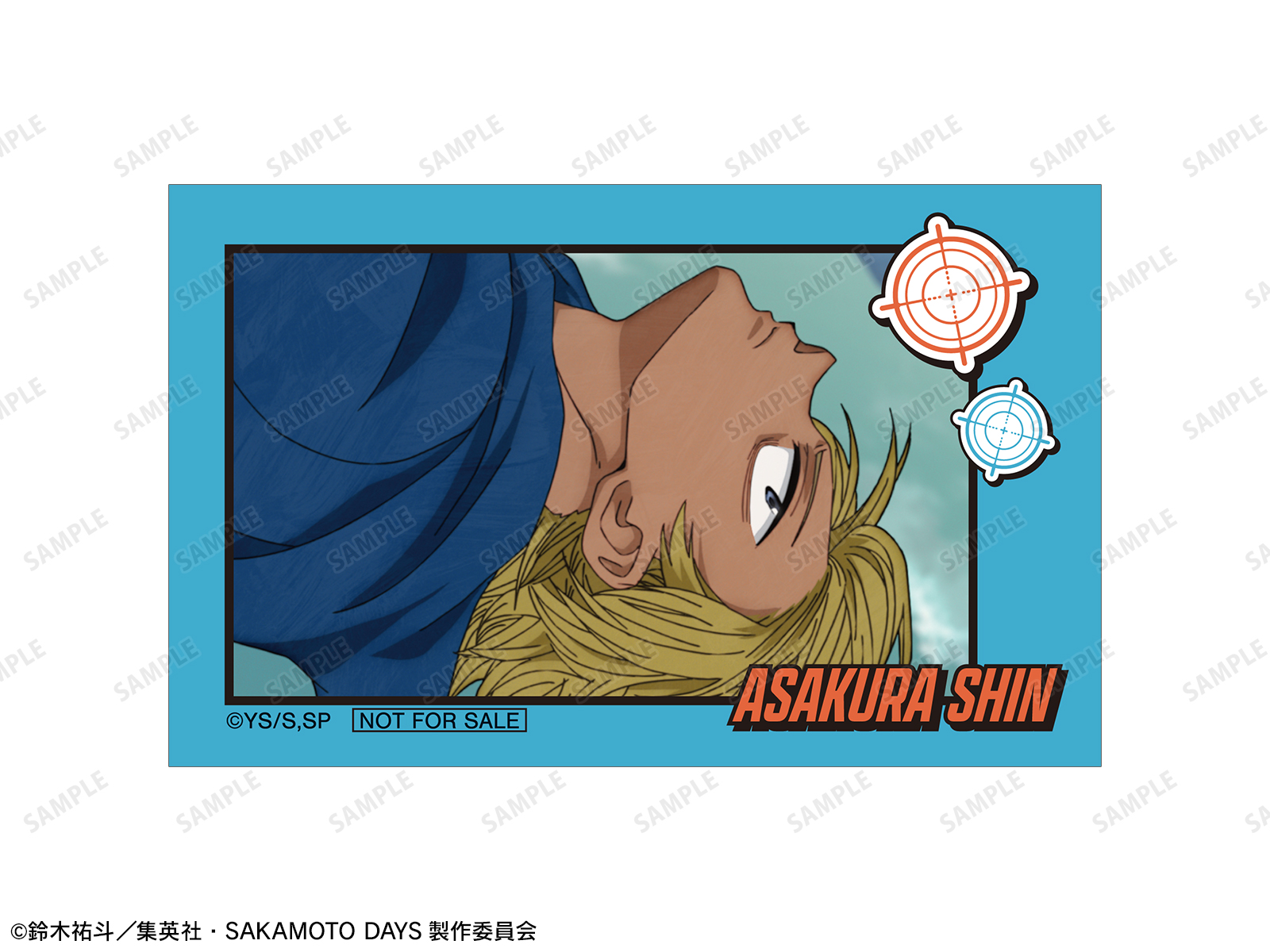 TVアニメ『SAKAMOTO DAYS』POP UP SHOP トレーディング場面写インスタントカメラ風イラストカード2枚セットBOX：朝倉シンの場面写インスタントカメラ風イラストカード 