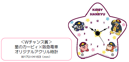 「星のカービィ×阪急電鉄」スタンプラリーWチャンス賞