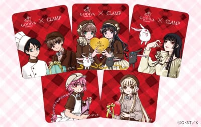 「CLAMP×ゴディバ」オリジナルステッカー プレゼント