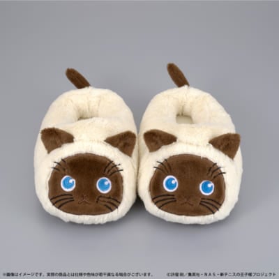 「テニプリ×ねこ肯定感」カルピン もこもこルームシューズ