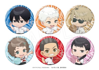 「光が死んだ夏×ラウンドワン」トレーディングミニキャラ缶バッジ