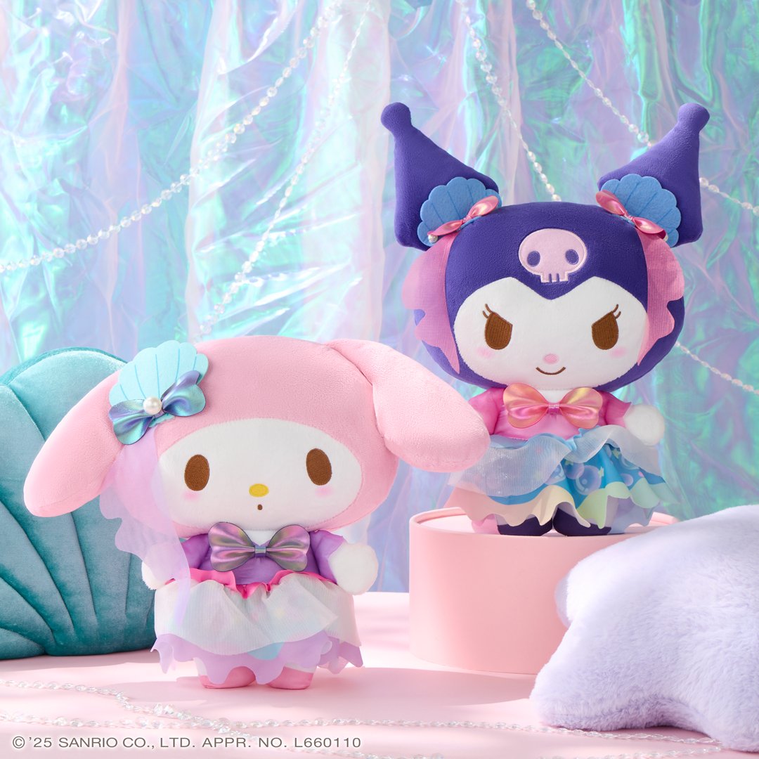 サンリオ「ナムコdeハロウィン2025～マーメイドファンタジー～」BIGぬいぐるみ