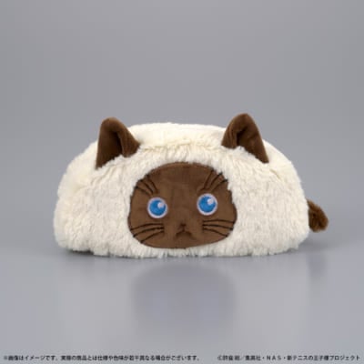 「テニプリ×ねこ肯定感」カルピン もこもこポーチ