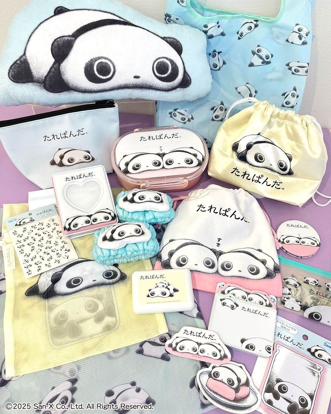 「たれぱんだ×サンキューマート」コラボ商品集合
