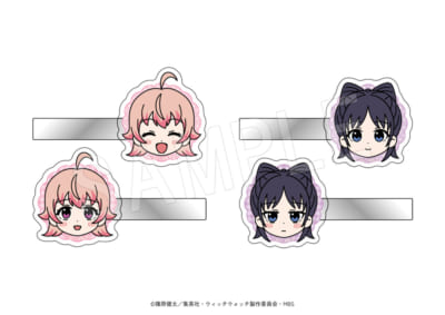 「ウィッチウォッチ×ROUND1」ヘアアクリルクリップセット