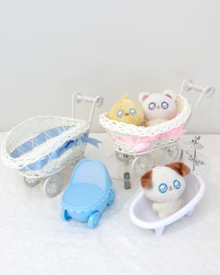 「サンキューマート」ミニベビーカー、ミニベビーカー風ライト、バスタブ