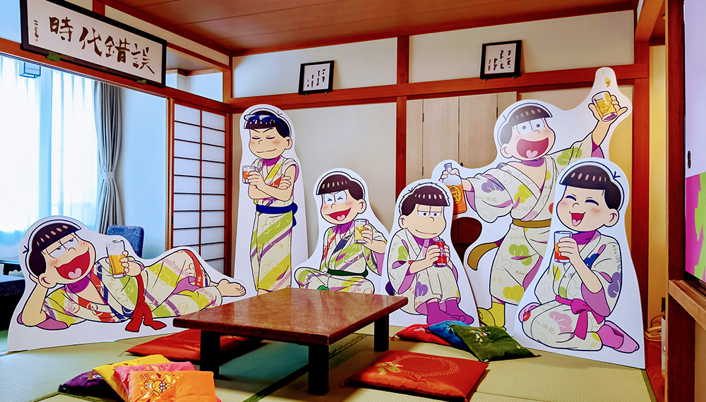 「おそ松さん×ホテル湖龍」スタンダードルームA（1日2室限定・定員2～4名）