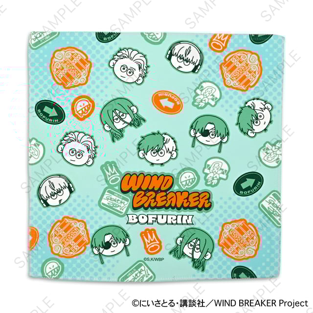 「WIND BREAKER × toon too」ハンドタオル