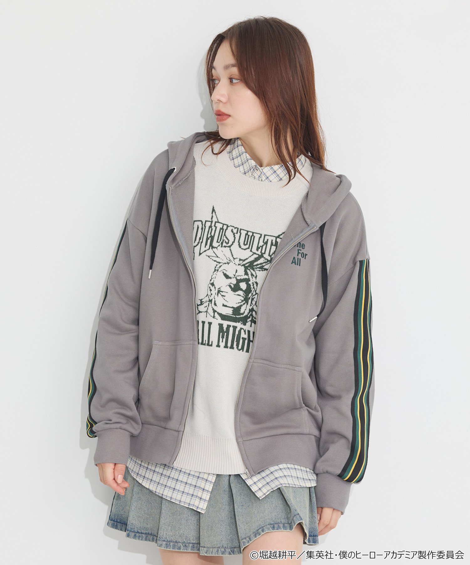 「ヒロアカ×earth music&ecology Japan Label」緑谷出久 イメージ パーカー