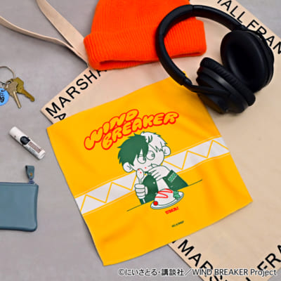 「WIND BREAKER × toon too」ハンドタオル