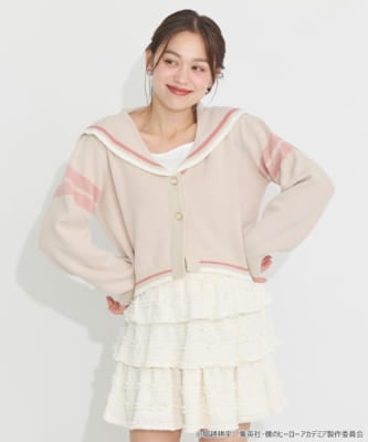 「ヒロアカ×earth music&ecology Japan Label」麗日お茶子 イメージ ニットカーディガン