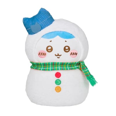 「エニマイくじ ちいかわ ゆきだるまになっちゃった!」B賞:ぬいぐるみ(ハチワレ)