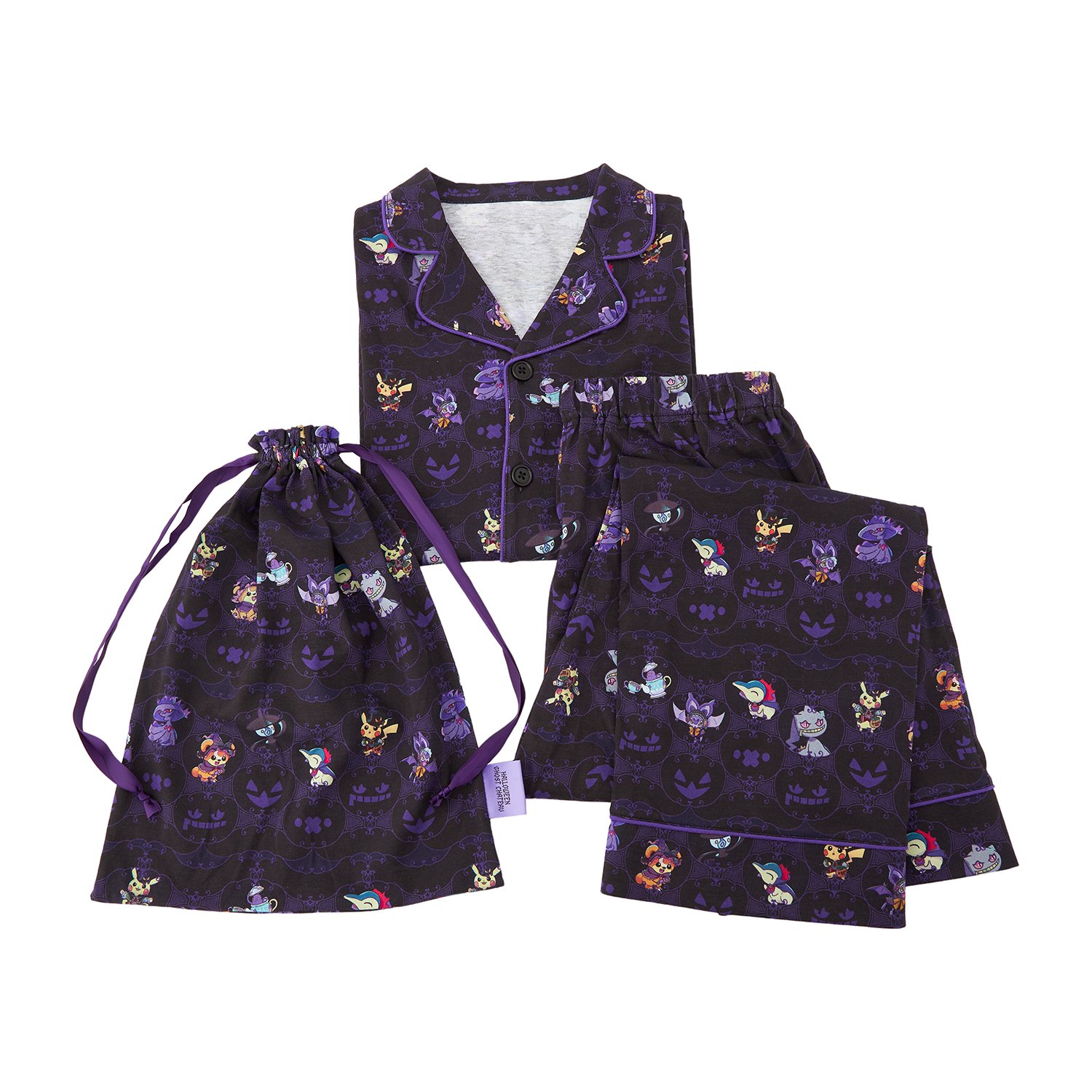 『ポケモン』Halloween Ghost Chateau 巾着付きルームウェア