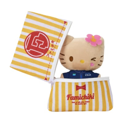 「サンリオ」ハローキティ×ファミチキマスコットキーホルダー ぎゃるver.