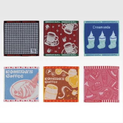 一番くじ「珈琲所 コメダ珈琲店」～ほっこりなひととき～&nbsp;F賞 ジャガードタオル