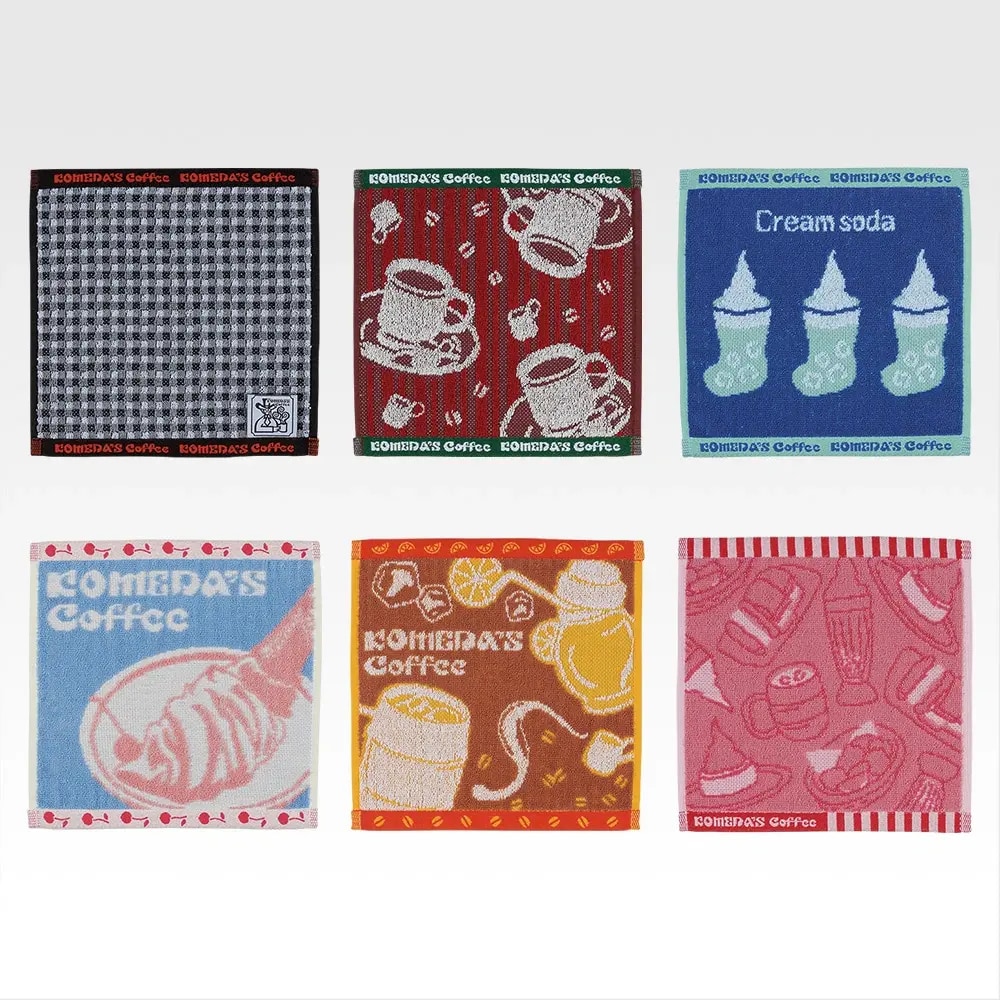 一番くじ「珈琲所 コメダ珈琲店」～ほっこりなひととき～　F賞 ジャガードタオル