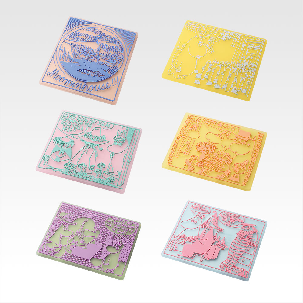 一番くじ「ムーミン ～The door is always open～」F賞 コミックスクリアラバーコースター