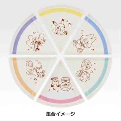 「一番くじ ポケピース ～"PEACE"なダイナーへようこそ～」G賞 ピザ型プレート