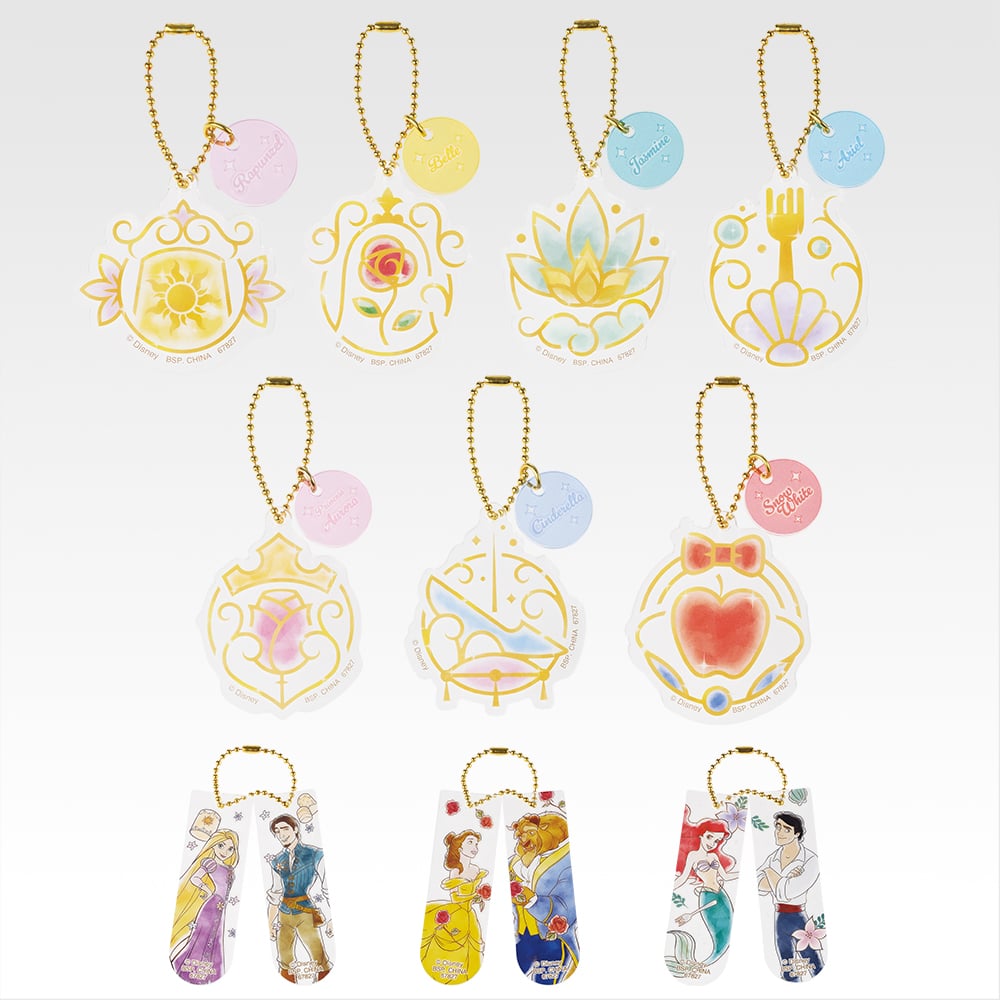「一番くじ〈ディズニープリンセス〉Dream in color」H賞 チャームCollection