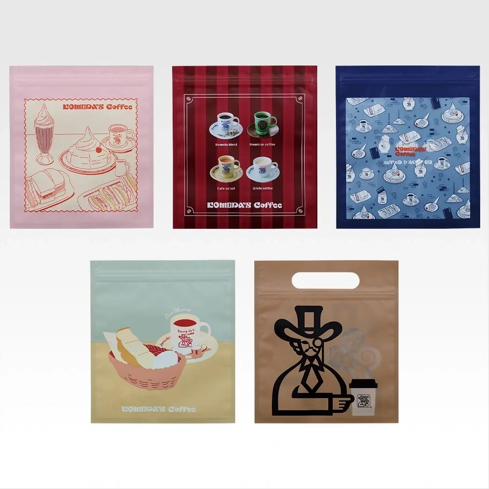 一番くじ「珈琲所 コメダ珈琲店」～ほっこりなひととき～　H賞 ジッパーバッグ