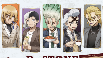Dr.STONE×アニメイトカフェ」龍水のハーフアップ姿に釘付け