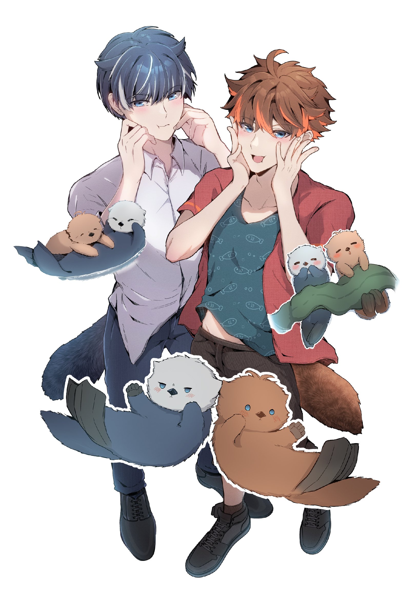 ラッコの擬人化アニメ『アニラとココラ』10月放送開始！森嶋秀太＆仲村宗悟が演じる兄弟ラッコに癒される