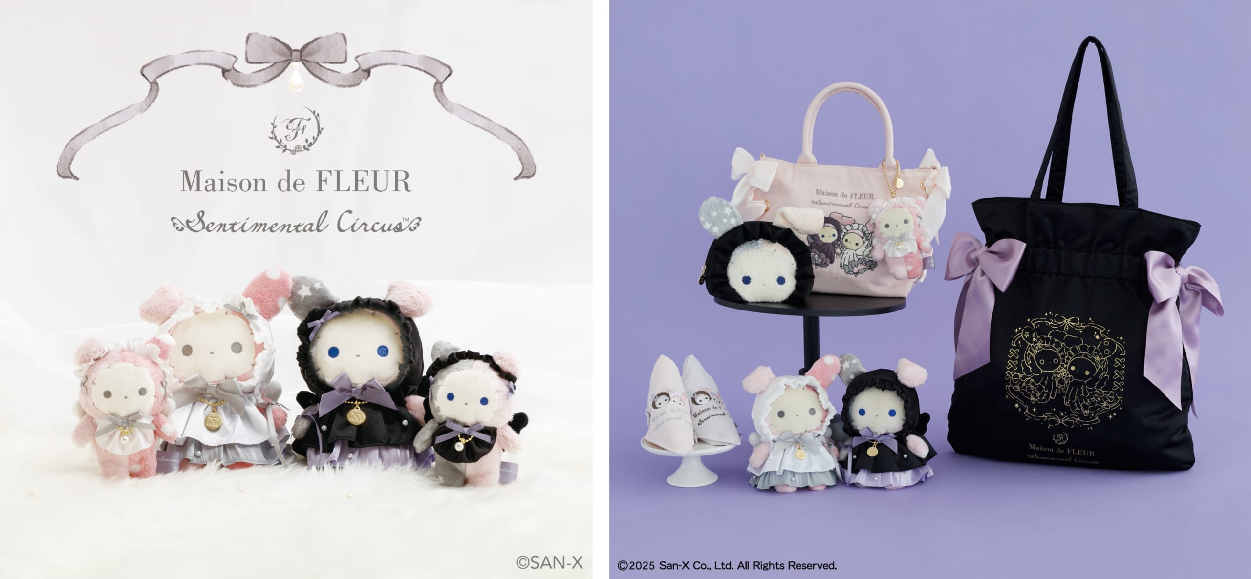 「センチメンタルサーカス×メゾンドフルール」コラボアイテムが発売決定！トートバッグ・フェイスポーチがラインナップ