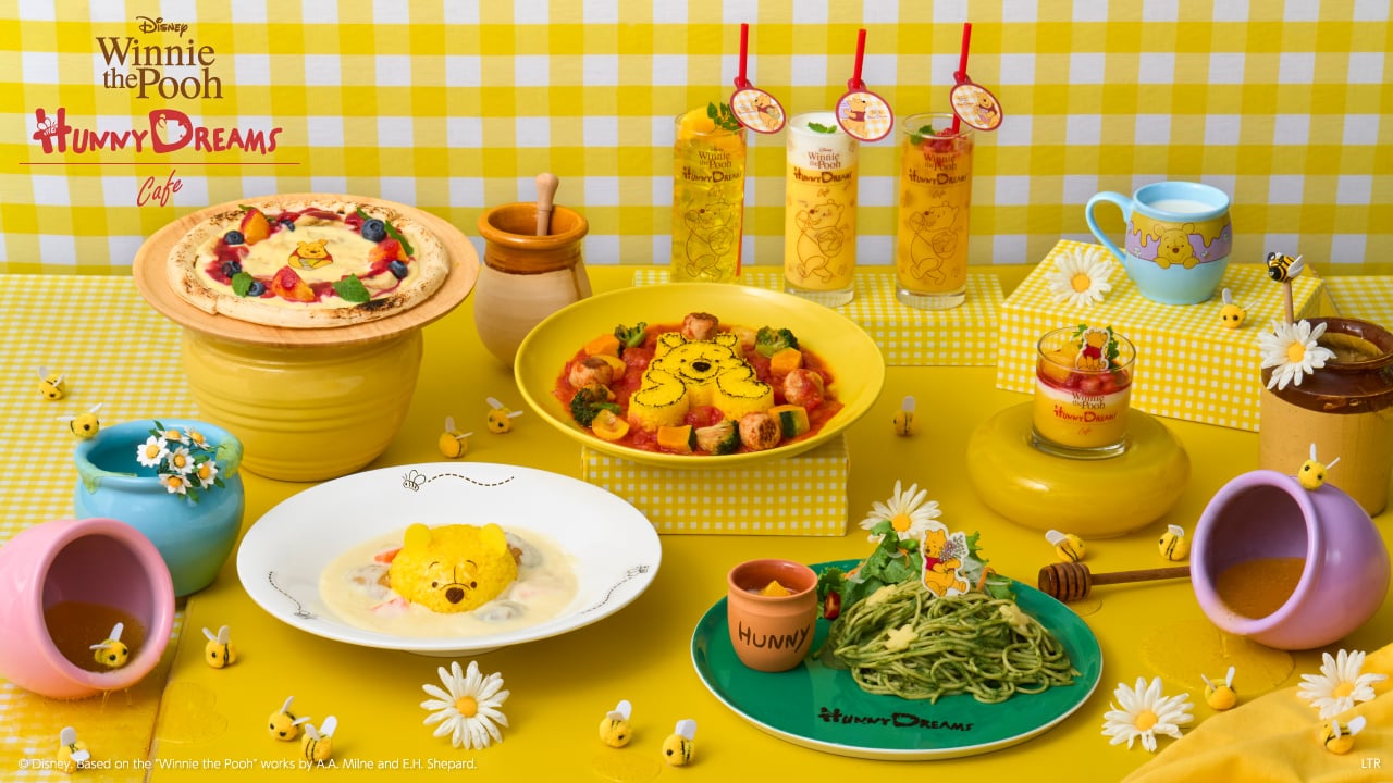 「くまのプーさん」OH MY CAFE 東京・大阪で開催!プーさんのお顔が可愛いフードやオリジナルグッズが登場