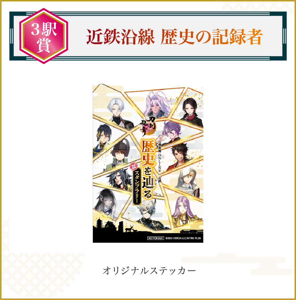 「刀剣乱舞×近畿日本鉄道」賞品