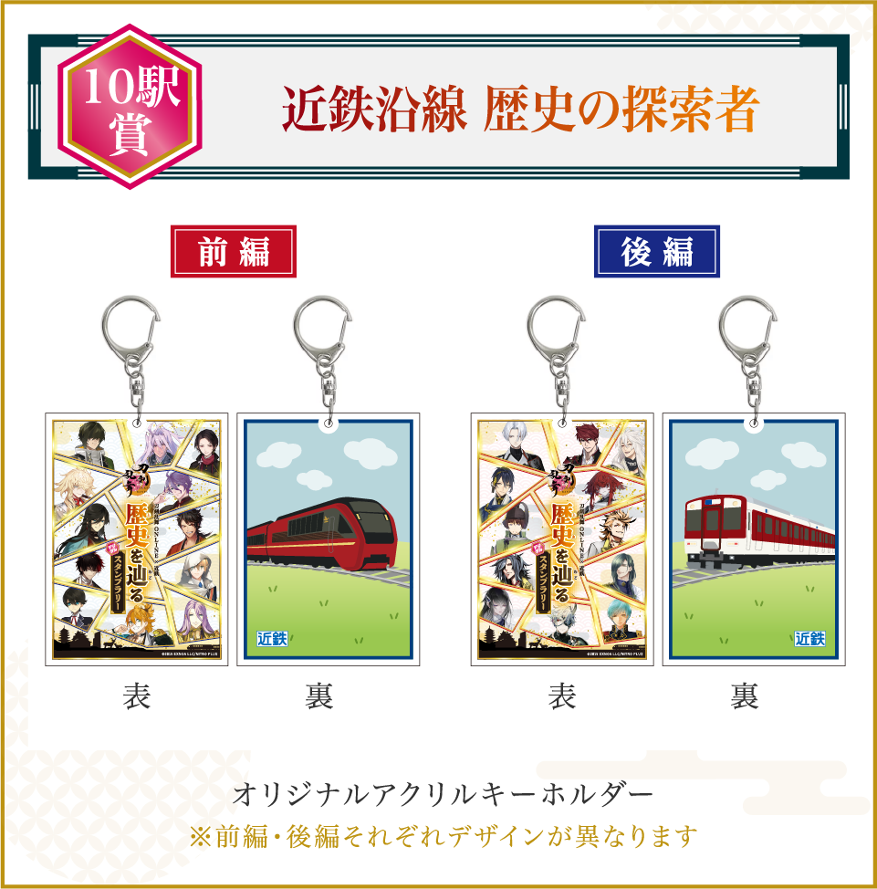 「刀剣乱舞×近畿日本鉄道」賞品